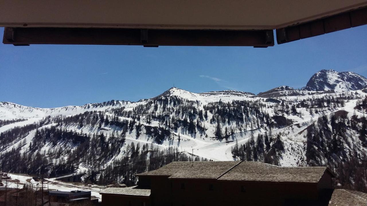 2 Pieces Avec Terrasse Et Vue Sur Les Pistes Appartement Isola 2000 Buitenkant foto