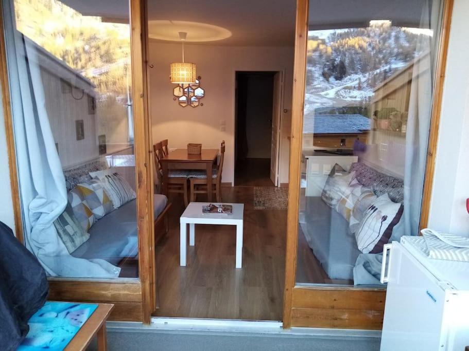 2 Pieces Avec Terrasse Et Vue Sur Les Pistes Appartement Isola 2000 Buitenkant foto
